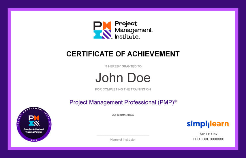 Program Certificate